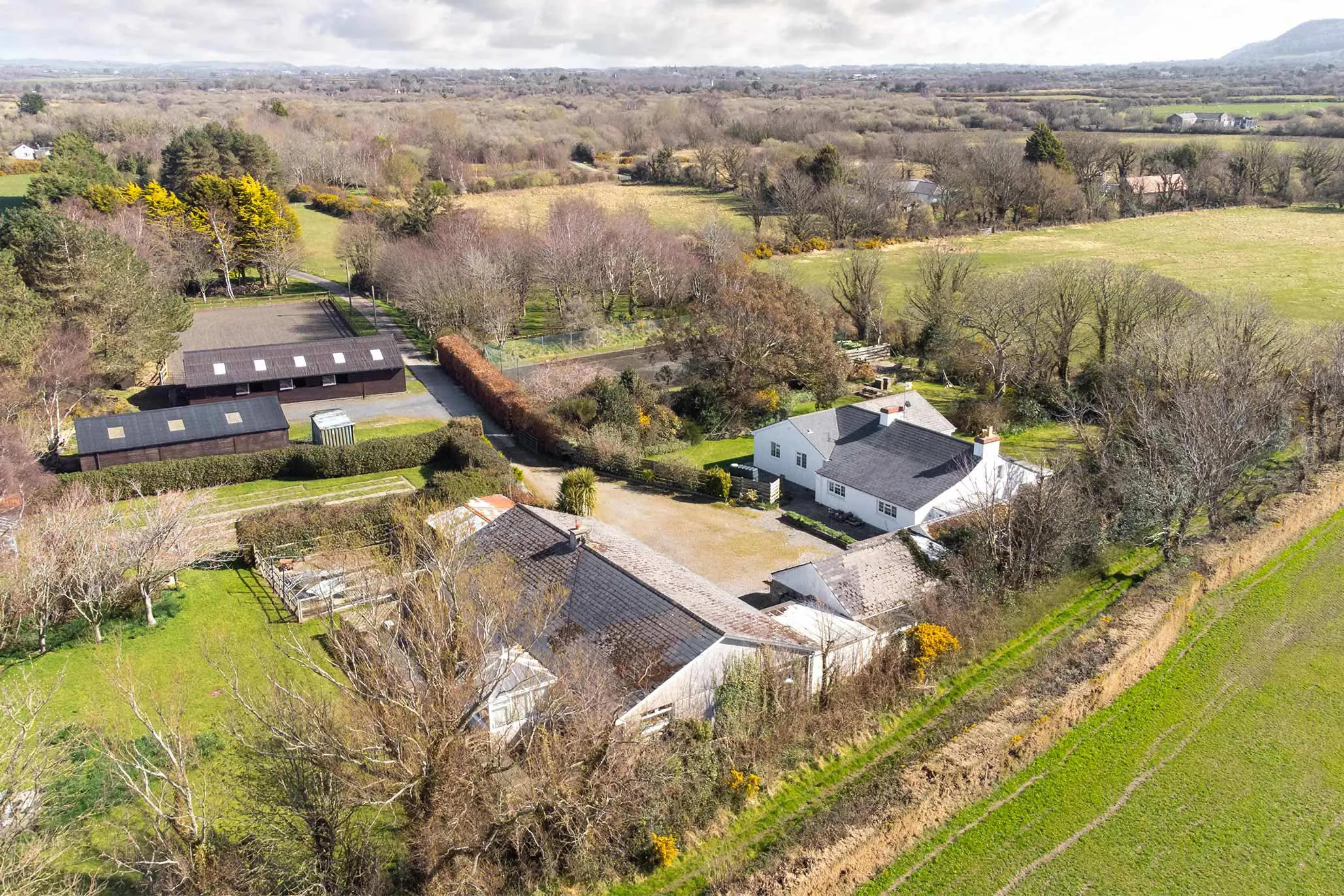 2 Bungalows, Superb Equine Facilities on 17 Acres