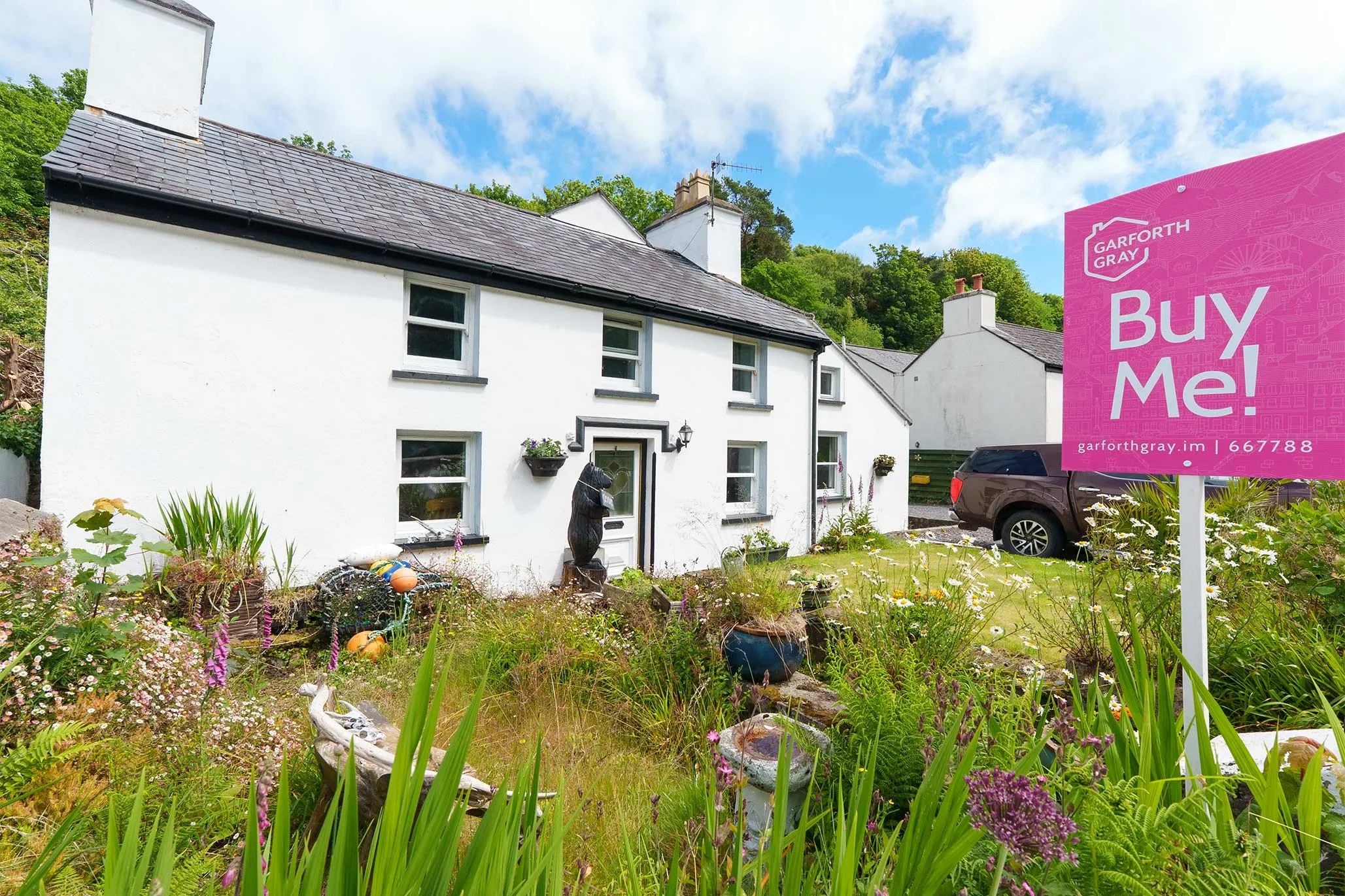 Well Presented Extended Manx Cottage
