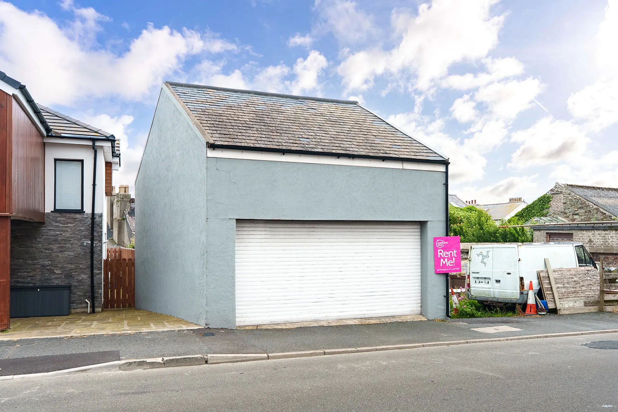 Flexible Garage with Office/Storage